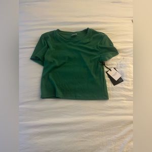 Green crop top. From Marshall’s.